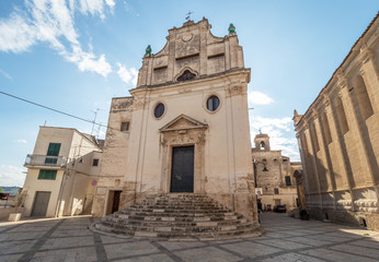 Gravina in Puglia (Italy) - The suggestive old city in stone like Matera, in province of Bari,...