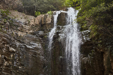 Obraz premium waterfall in the Botanical garden of old Tbilisi. Legvtakhevi. 