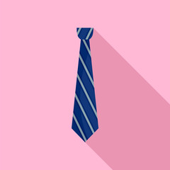 Shirt tie icon. Flat illustration of shirt tie vector icon for web design
