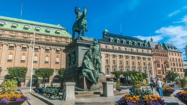 Gustav II Adolf Kings Garden Stockholm Sweden