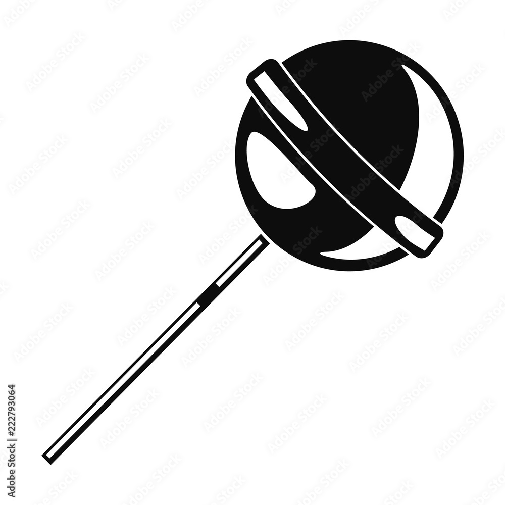 Poster lollipop icon. simple illustration of lollipop vector icon for web design isolated on white backgrou