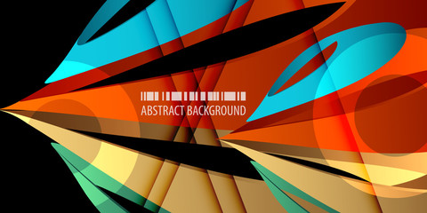 Geometric colorful abstract background
