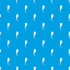 Obraz premium Argentina map pattern vector seamless blue repeat for any use