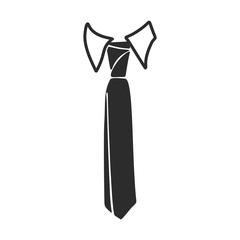 Fashion necktie icon. Simple illustration of fashion necktie vector icon for web design isolated on white background
