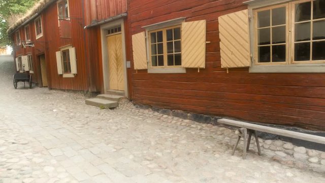 Old Town Cobblestone Street