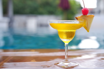 pineapple margarita cocktail