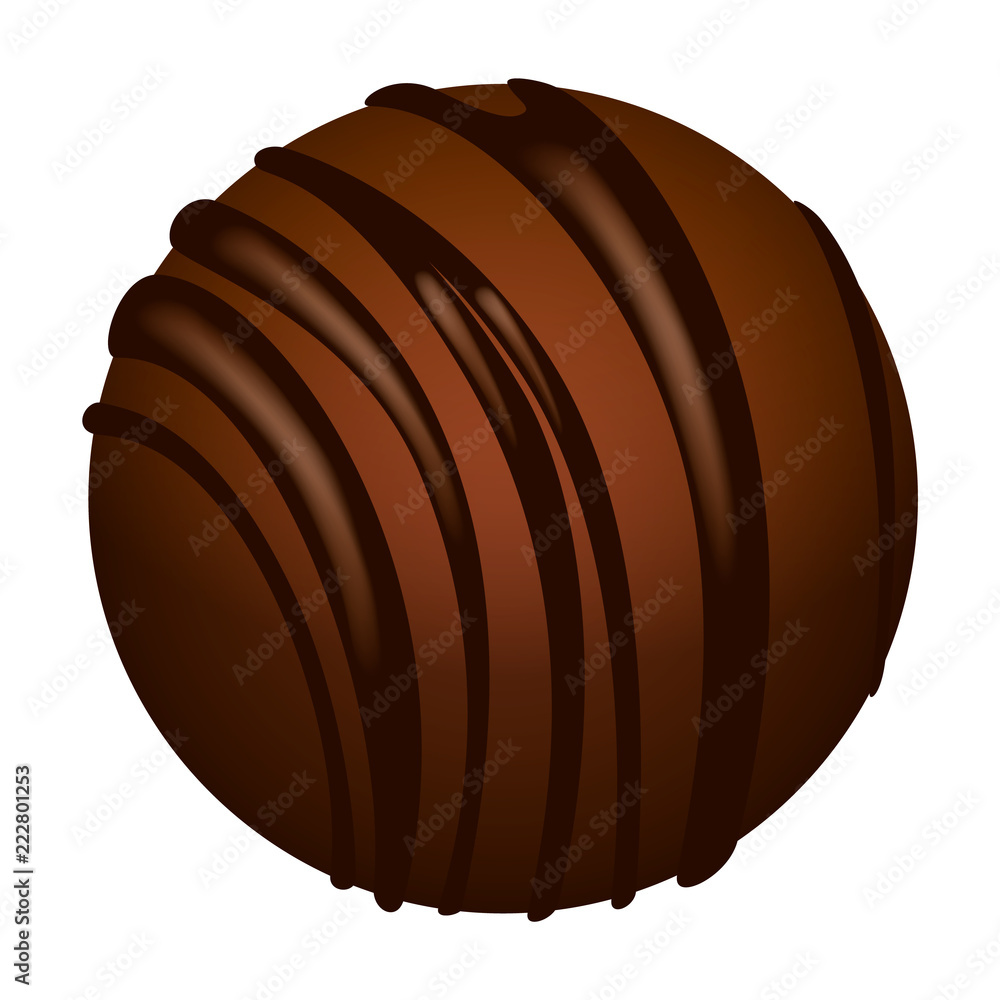 Poster truffle icon. isometric of truffle vector icon for web design isolated on white background