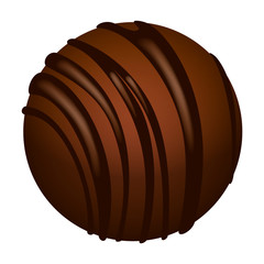 Truffle icon. Isometric of truffle vector icon for web design isolated on white background