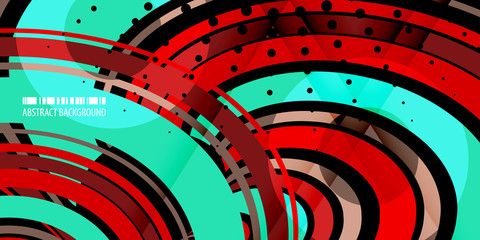 Geometric colorful abstract background