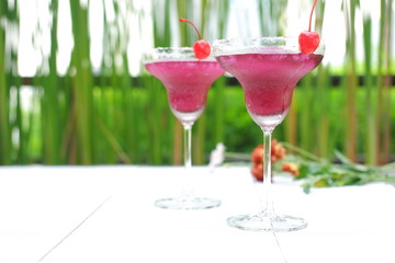 summer margarita cocktail