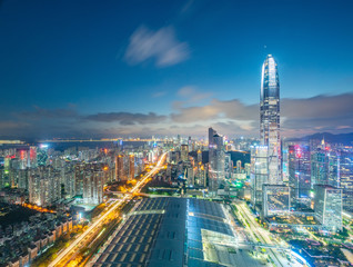 Fototapeta premium Sceneria miasta Shenzhen