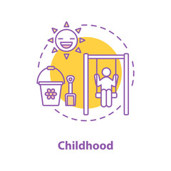 Childhood concept icon