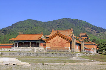 Chinese ancient architecture in the Eastern Royal Tombs of the Qing Dynasty, china