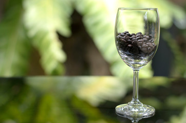 white wine in a glass