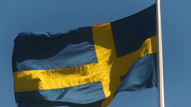 Swedish Flag Close up
