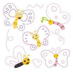 worksheet vector design for kid, artwork vector design for kid