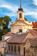Fototapeta premium Church of the Most Sacred Heart of Our Lord in Kutna Hora, Czech Republic, Europe.