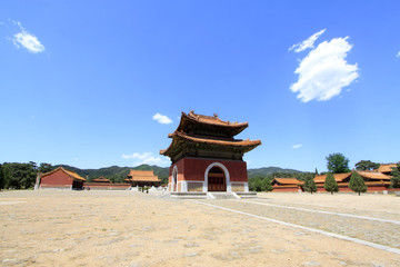 Chinese ancient architecture in the Eastern Royal Tombs of the Qing Dynasty, china