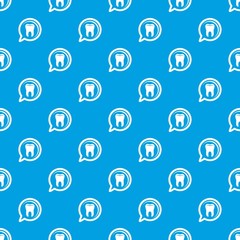 Explore tooth pattern vector seamless blue repeat for any use
