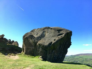 Cow and calf rocks at Ilkley, Yorkshire, United Kingdom © Victoria Gardner