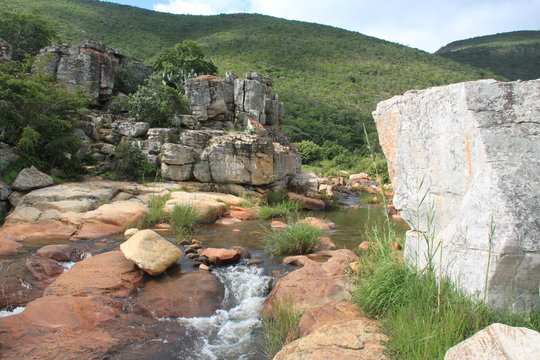 stream in the mountains