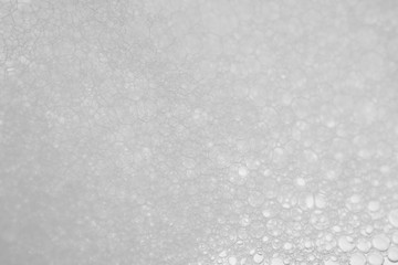 white foam texture abstract background closeup