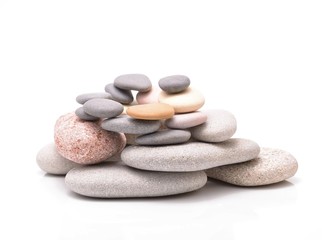 Pile of stacked stones. Zen rocks