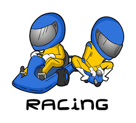 Karting and mini moto draw