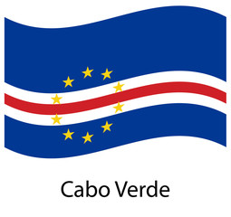 3D Waving Flag of Cape Verde