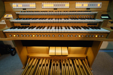 The wooden organ image