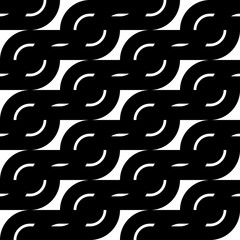 Design seamless monochrome waving pattern
