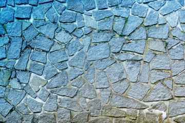 Wall of stones toned