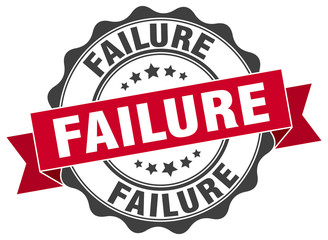 failure stamp. sign. seal