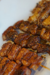 thai barbecue mala on paper