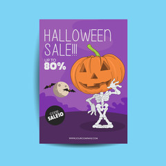 Halloween sale poster
