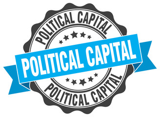 Fototapeta premium political capital stamp. sign. seal