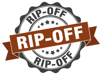 Obraz premium rip-off stamp. sign. seal