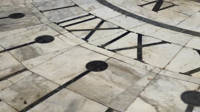 Sundial. Shooting in the summer.