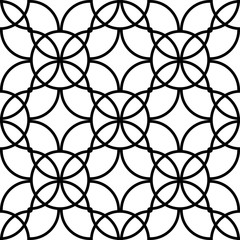 Fototapeta premium Design seamless monochrome grating pattern