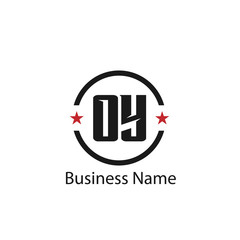 Initial Letter OY Logo Template Design