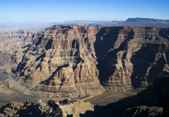 Grand Canyon aerial pictures, west end
