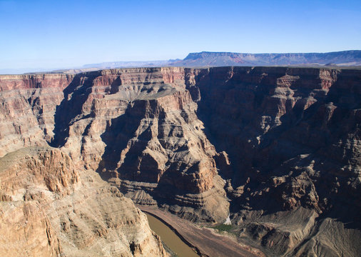 Grand Canyon aerial pictures, west end