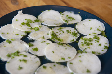 carpaccio de navet