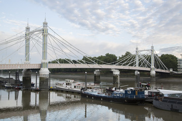 Albert Bridge; Chelsea; London