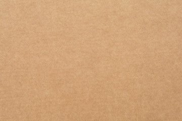 Fototapeta na wymiar Texture of plain brown cardboard, close up