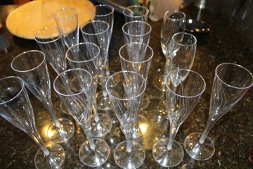 Champagne flutes