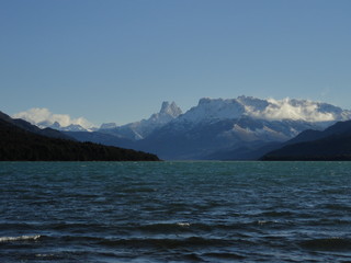 Snowcapped Andes Mountains Patagonia Argentina