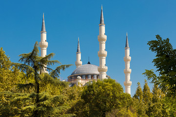 Fototapeta na wymiar New Mosque of Tirana Albania 