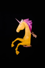 Unicorn - a mythical being symbolizing integrity © dmytrobandak