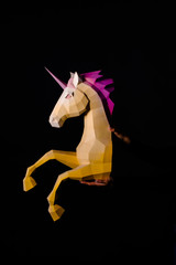 Unicorn - a mythical being symbolizing integrity © dmytrobandak